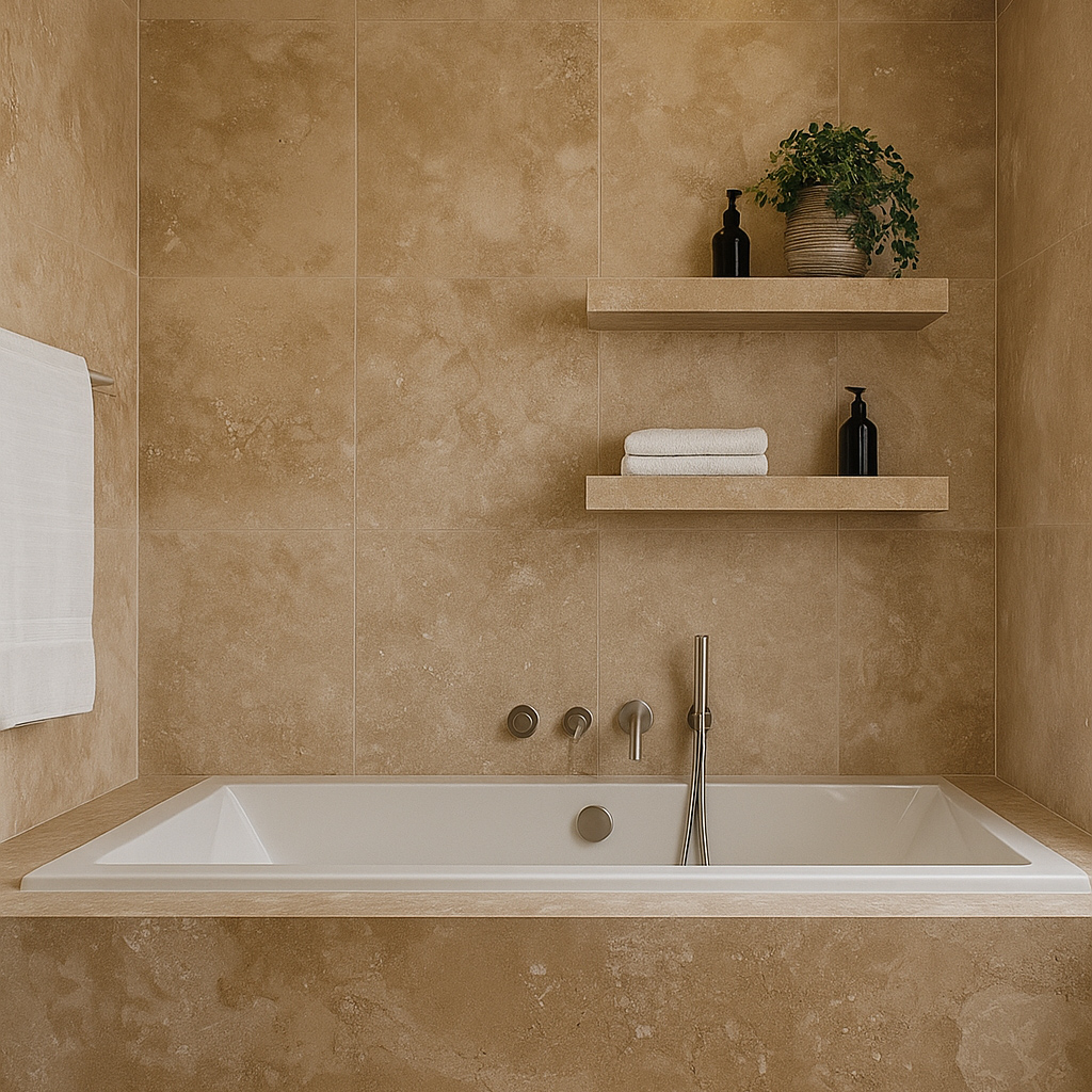 Vzorka materiálu Travertine