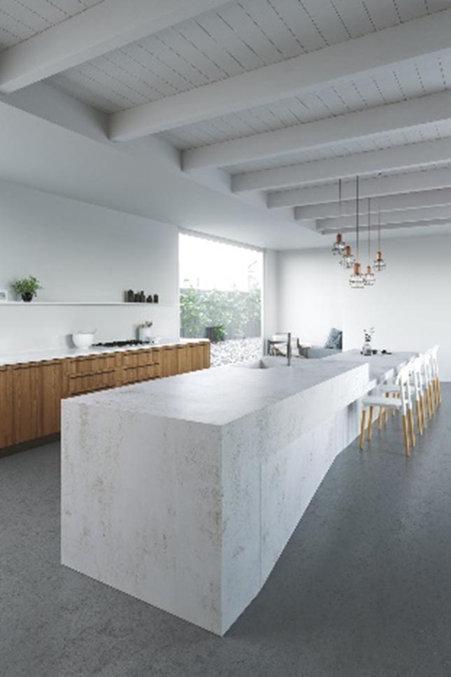 Kitchen countertops from natural stone